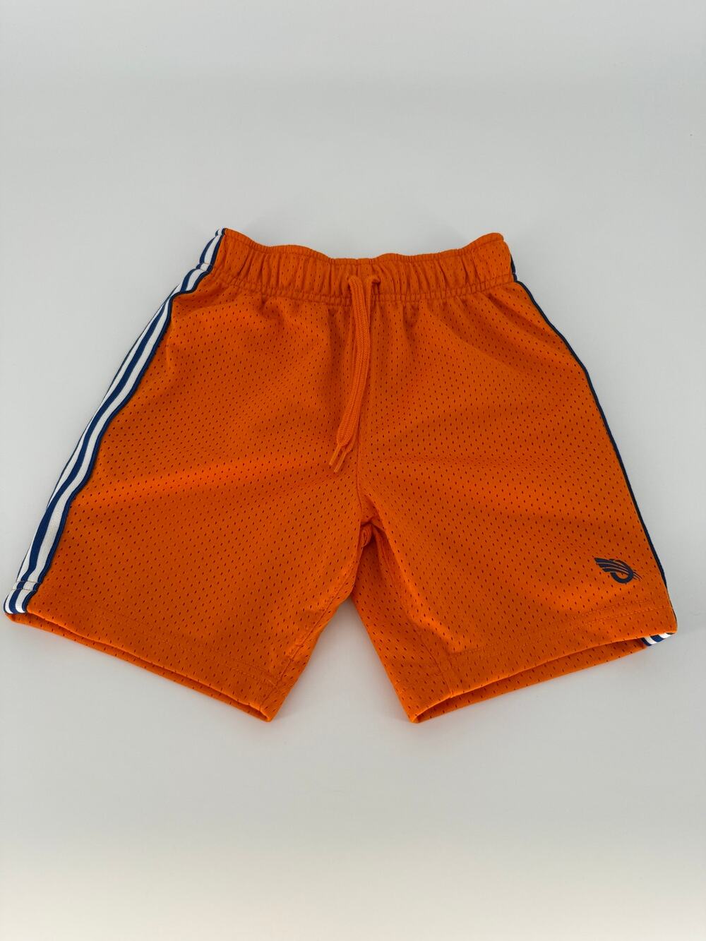 OshKosh Bgosh Boys Mesh Athletic Shorts Size 5 Orange Blue Basketball Drawstring